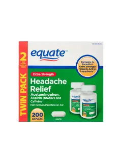 Equate Capletas de Alivio Extra Fuerte para el Dolor de Cabeza, 250 mg, 100 Unidades