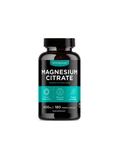 MAGNESIUM CITRATE 400 MG SUPPLEMENT 180 CAPSULES